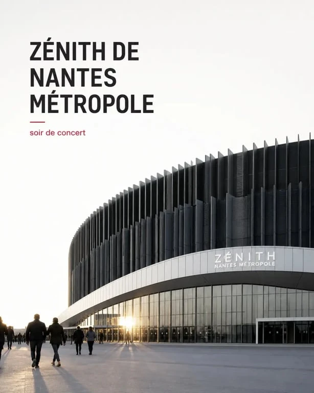 L2B concert Nantes devant le Zénith de Nantes Métropole