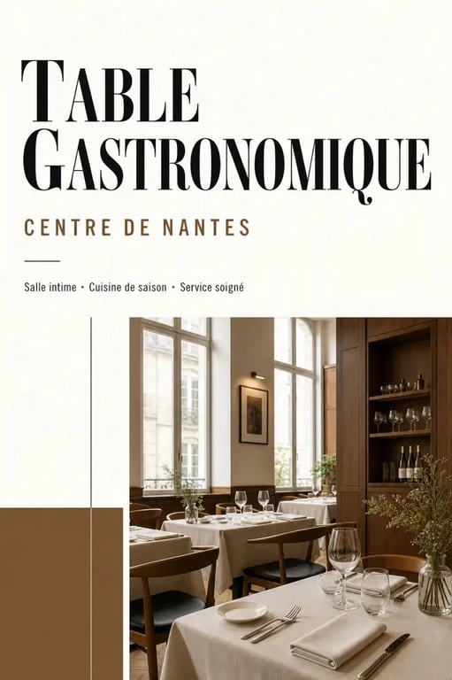 Ambiance du restaurant art'n blum - restaurant nantes, salle chaleureuse et tables dressées à Nantes