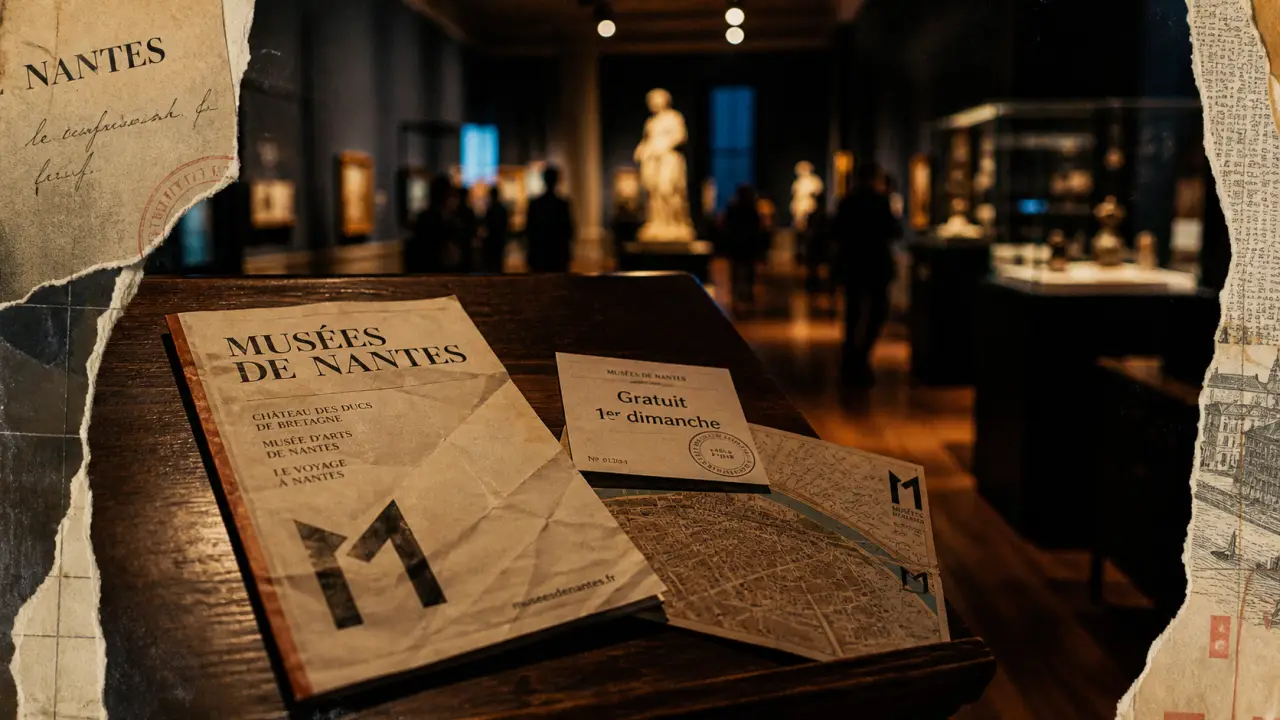 Affiche musées nantes : gratuit 1er dimanche dans un musée à Nantes