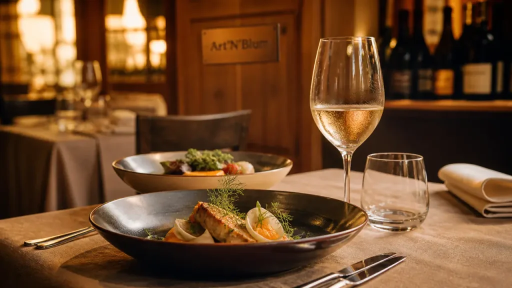 Restaurant art'n blum - restaurant nantes, cuisine de saison et vin à golden hour