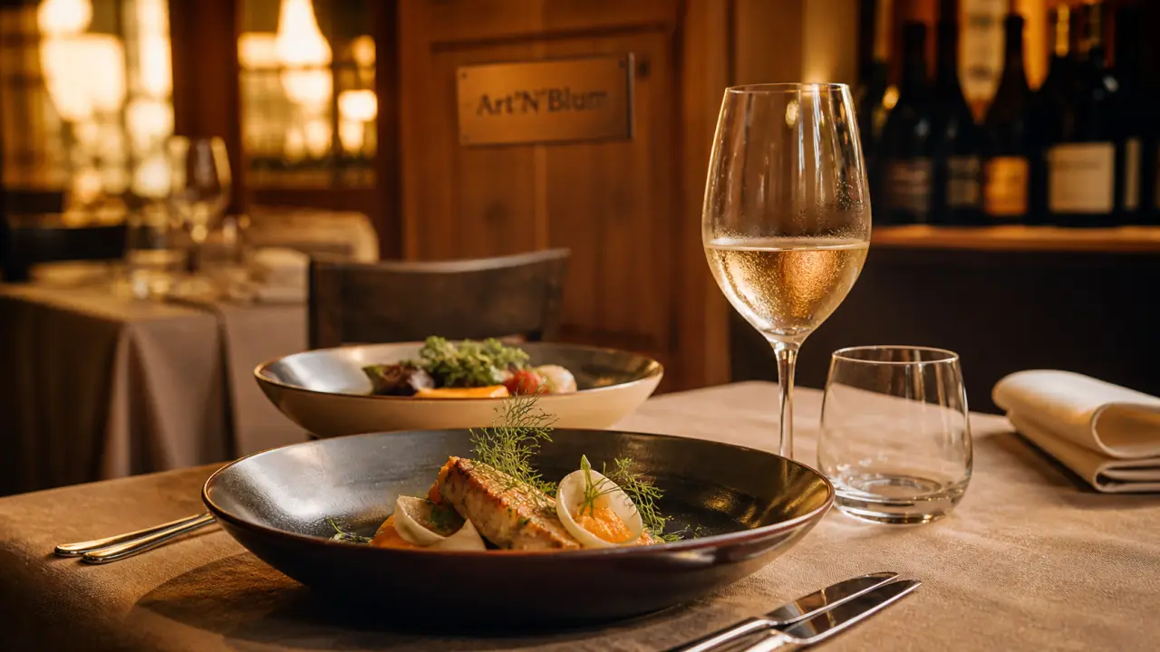 Restaurant art'n blum - restaurant nantes, cuisine de saison et vin à golden hour