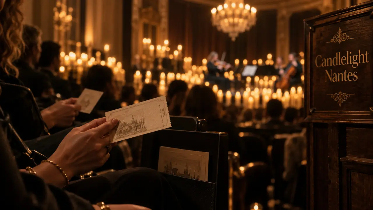 Concert candlelight nantes : billets à la bougie en salle