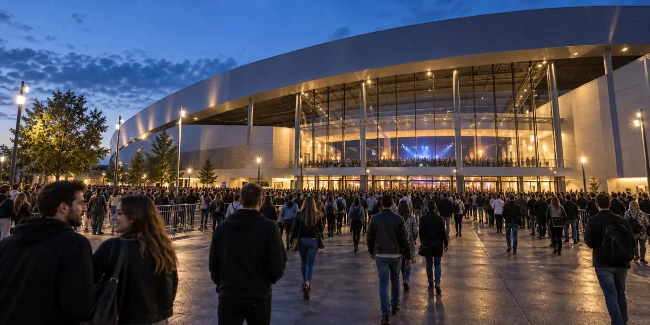 Zenith Nantes Métropole avant le concert de Marine à Nantes