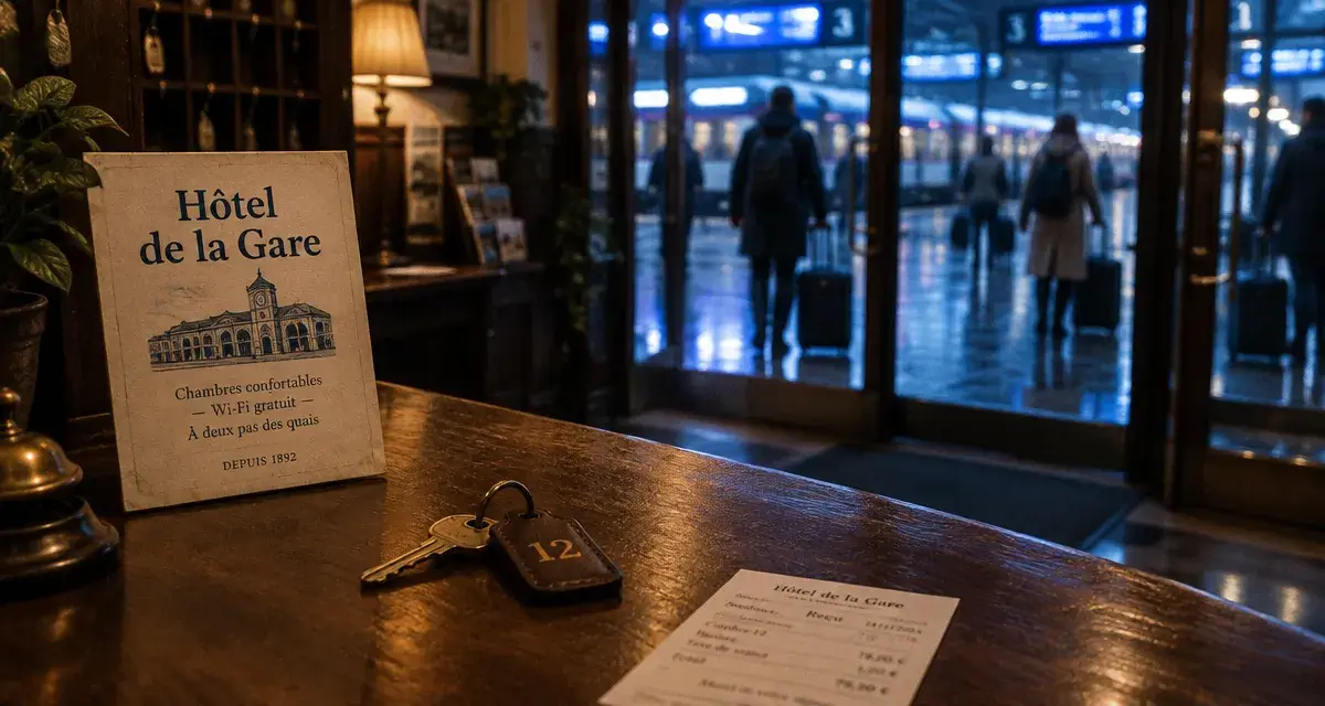 Hôtel de la Gare Nantes, station hotel Nantes près de la gare