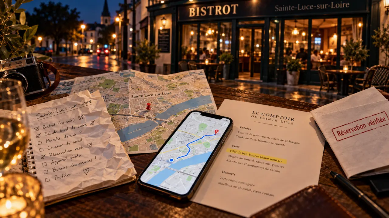 restaurant la table des bons vivants sainte luce nantes, carnet et itinéraire pour réserver
