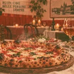 Restaurant maria nantes : pizza napolitaine dans une trattoria, vue table